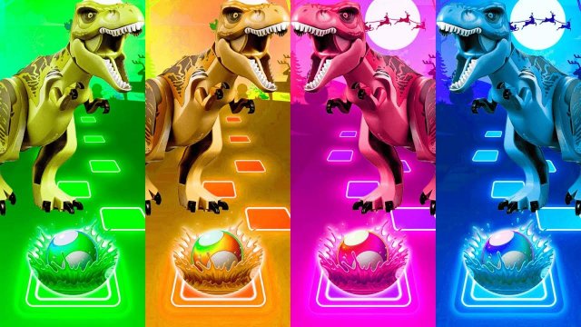 ЛЕГО ДИНОЗАВР VS ЛЕГО ДИНОЗАВР VS ЛЕГО ДИНОЗАВР VS ЛЕГО ДИНОЗАВР | Tiles Hop