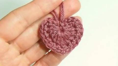 ❤ Как связать сердечко крючком.Сердечко валентинка. Амигуруми для начинающих   small heart crochet