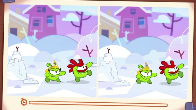 Найди Отличия в эпизоде Снежные Замки