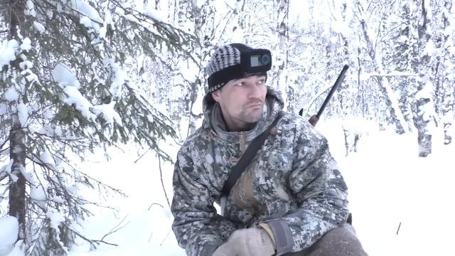 Охота на лося в тайге
