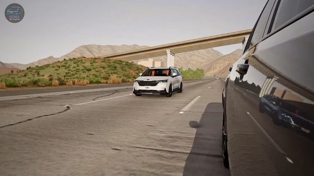 BeamNG Drive - Подборка необычных аварий!!
