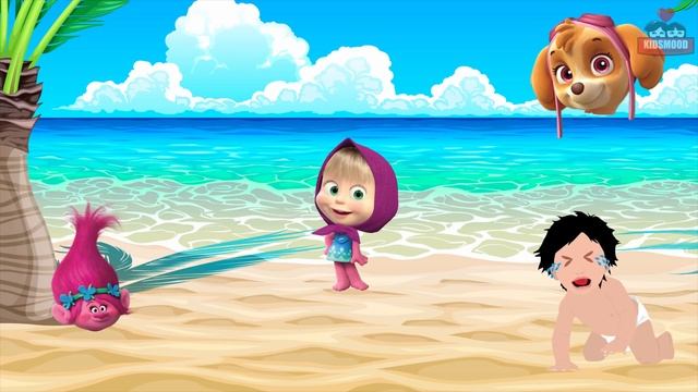 Wrong Heads Shiva ANTV Masha and the Bear Trolls Paw Patrol Finger Family Song for Kids and Toddler