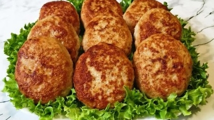 котлеты. сочные котлеты из свинины