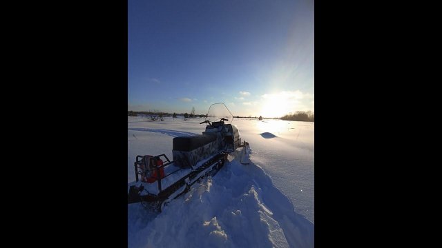 ОБЗОР самодельного снегохода