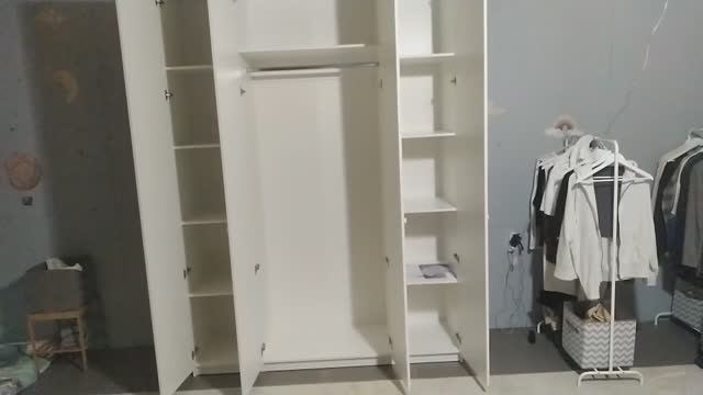 Сборка четырёхдверного шкафа