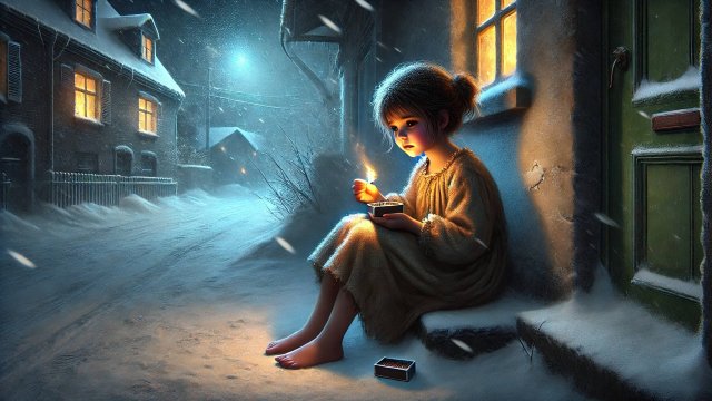 Девочка и спички. Сказка
