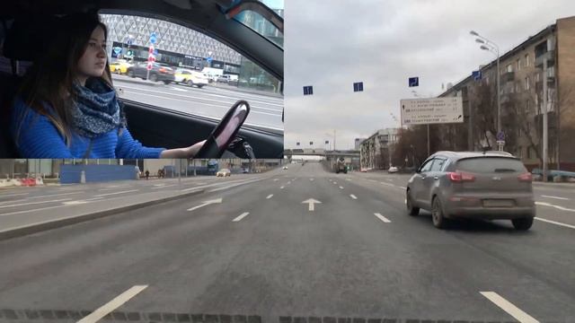 Уроки вождения автомобиля на автомате ( акпп ) с автоинструктором. Алёна рулит.