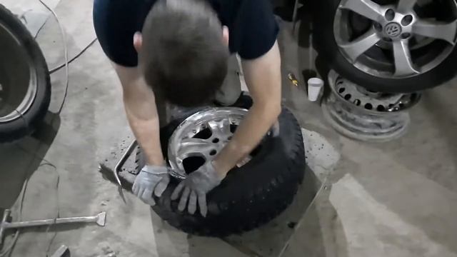 как собрать колесо без шиномонтажа