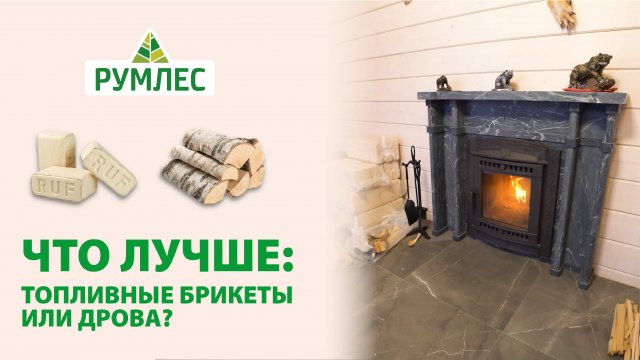 Чем лучше топить — топливными брикетами или дровами?