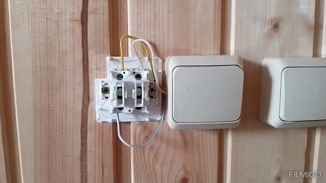 как подключить двухклавишный выключатель