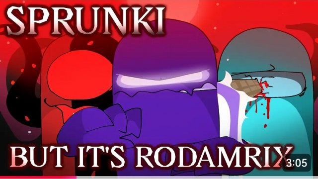 Sprunki, but it's RODAMRIX - horror version  - Among us animation rodamrix | Sprunki