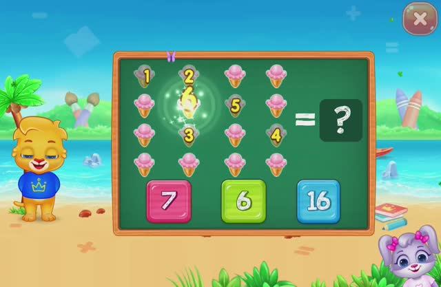 Обучение счету. Математика. Веселое обучение. Числа от 1 - 20. Давай учиться вместе!