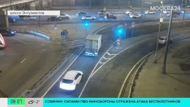 Интенсивное движение наблюдается на шоссе Энтузиастов в Москве