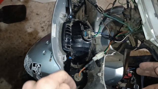 Как установить дополнительный свет на скутер Хонда Дио
