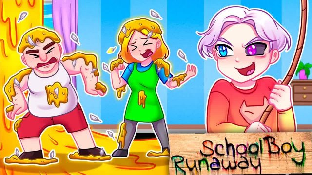 😨 Майнкрафт но Я ЗАТРОЛЛИЛ ЗЛЫХ РОДИТЕЛЕЙ Сломанным Модом на ЛОВУШКИ в SCHOOLBOY RUNAWAY!