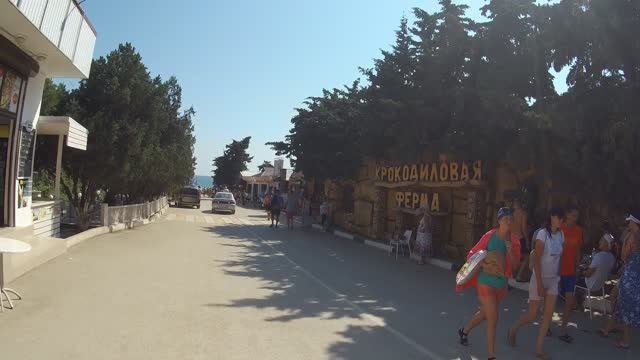 Крым Судак  Дорога от нашего гостевого дома до моря | Где снять жилье в Судаке