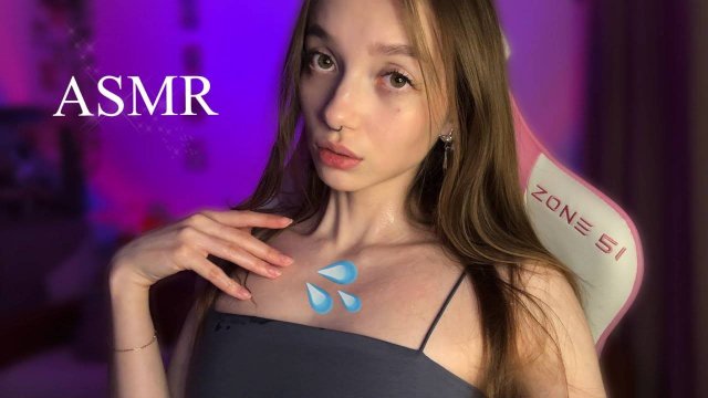 АСМР ВЛАЖНЫЕ ЗВУКИ РУК И ТЕЛА 💗💦