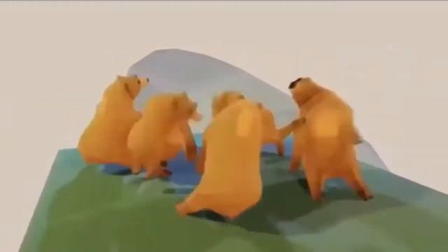 мем танцующие медведи