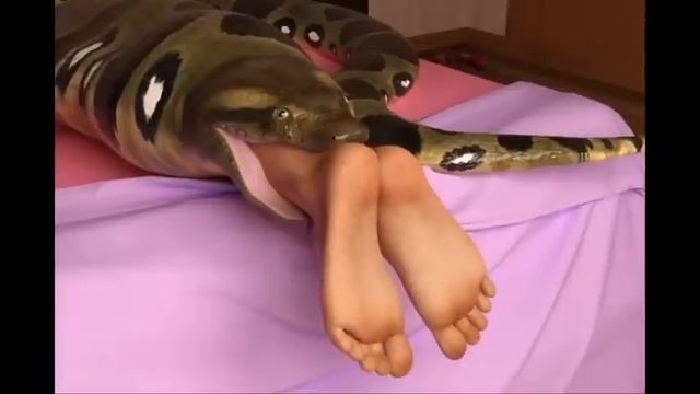 Vore snake woman