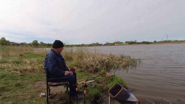За карасиком в начале мая.