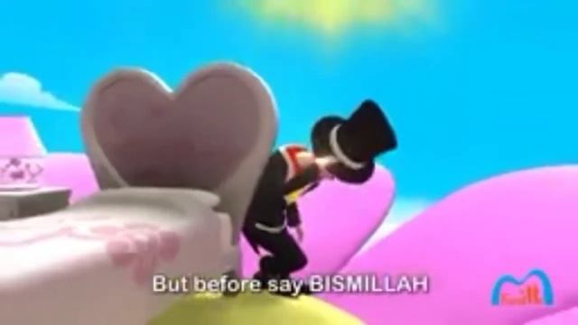 "Bismillah Bismillah"||Beautiful Arabic Song In English|| Cartoon||Kid Zone