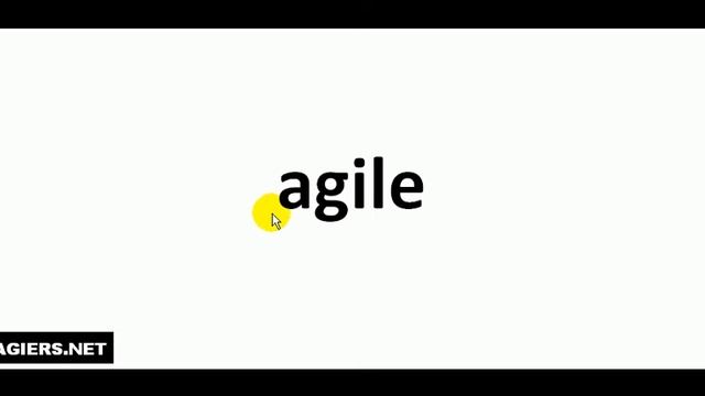 Как произносится  # agile