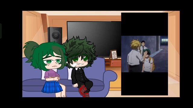 •||Реакция Инко и Изуку из 1го сезона, на Мидорию{2/?}||•