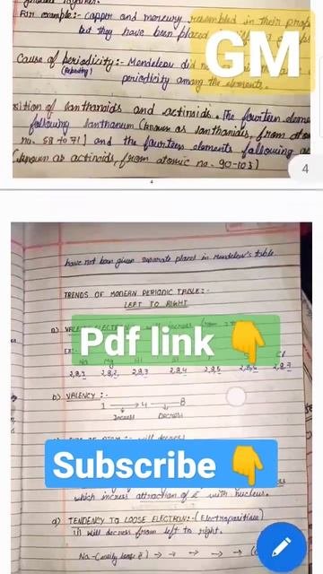 Classification 😯 of elements #class11th #ncertsolutions #notes #science