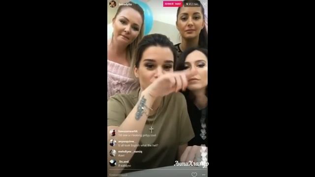 НОВАЯ ТРАНСЛЯЦИЯ! Ксения Бородина и Дарья Пынзарь в Instagram.