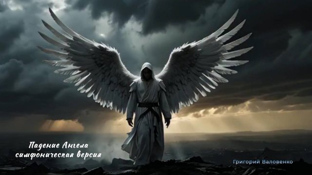 "Падение ангела" - симфоническая металл версия. Стихи Григорий Валовенко, поет Нейросеть!