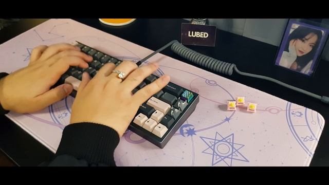 KTT Peach Linear Switch: Just Another Recolor? Review and Soundtest on Vega 65 / Keyboard Typing