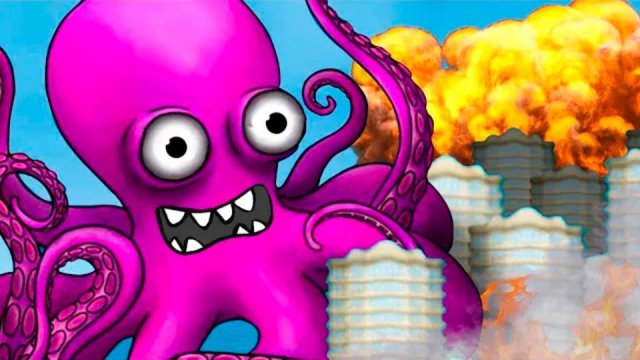 ОСЬМИНОГ съел всех и стал КРАКЕНОМ. ИГРА Tasty Planet Forever №2 на канале Хвостик ТВ