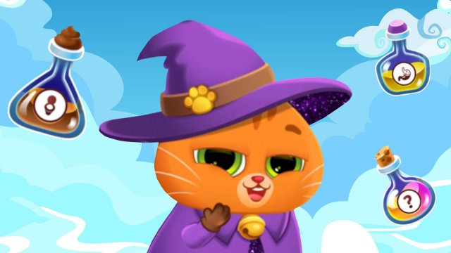 Суровый КОТИК БУБУ 2 №11. Зелья и кот чародей. Мультик ИГРА про котят на Хвостик ТВ