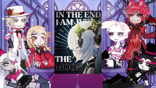 Hazbin hotel react to Archons || Genshin Impact || Gacha React || Made by Yuk!ra