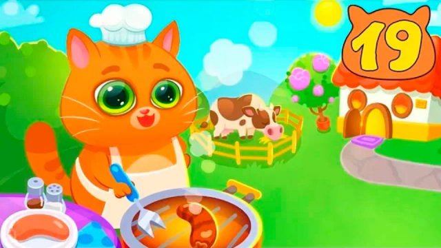 Суровый КОТИК БУБУ №19. Бубу повар. МУЛЬТИК про котят на канале Хвостик ТВ