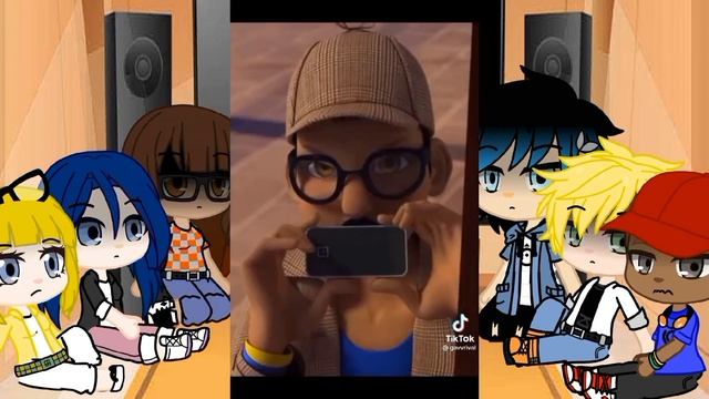 🐞Реакция "Леди Баг и Супер Кот" на тт🐞