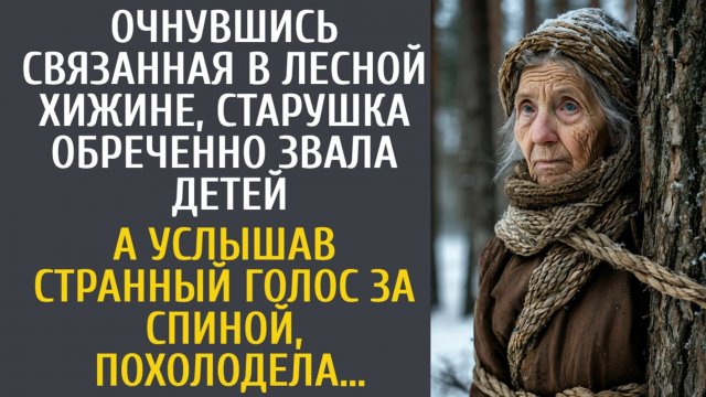 История из жизни как старушка очнулась связанной в лесной хижине, дети её бросили на произвол судьбы