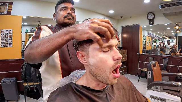 ASMR Extra Tingly Indian head massage and facial