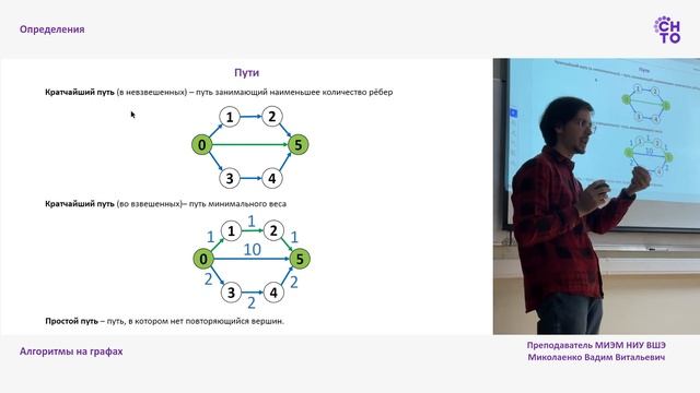 Алгоритмы на графах 1. Определения и способы представления графов