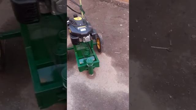 Газонокосилка самодельная по высокой траве. Колесный триммер своими руками из металолома