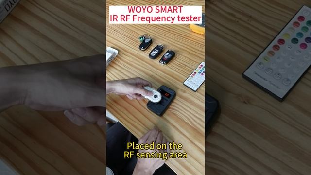 WOYO PL001 Test IR RF Car Key Door Remote Frequency