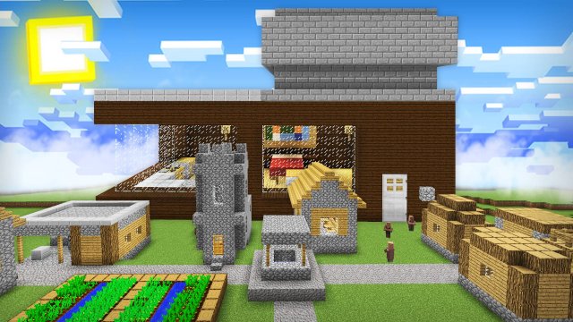 Я ПОСТРОИЛ ГИГАНТСКУЮ КОПИЮ СВОЕГО ДОМА В МАЙНКРАФТ | Риколит Minecraft