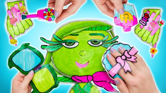Крутая распаковка! Гигантский blind bag по мотивам «Головоломки-2» 💚 Преображаем БРЕЗГЛИВОСТЬ!