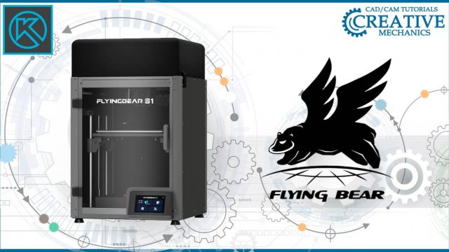 Печать модели из Компас 3D. Обзор принтера Flying Bear S1