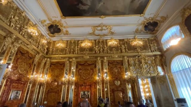 ЕКАТЕРИНИНСКИЙ ДВОРЕЦ: ОБЗОР и ЭКСКУРСИЯ! САМЫЙ красивый дворец в Санкт-Петербурге!!! Царское Село!