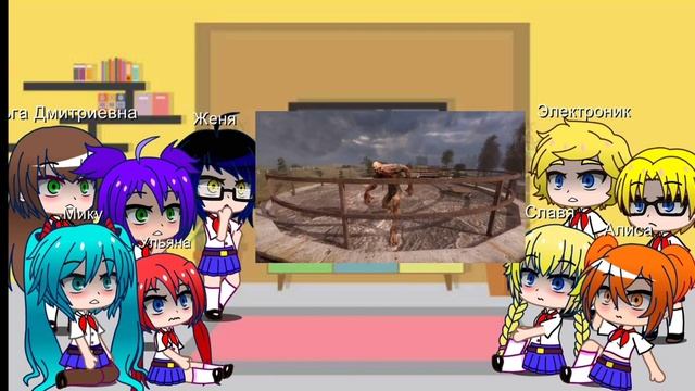 Реакция персонажей бесконечного лета на видео про Сталкер