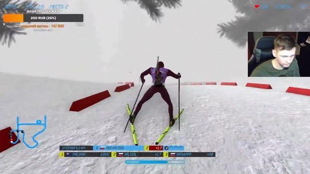 Биатлон. Кубок мира 2024 .Кэнмор. Гонки преследования. NGL BIATHLON.