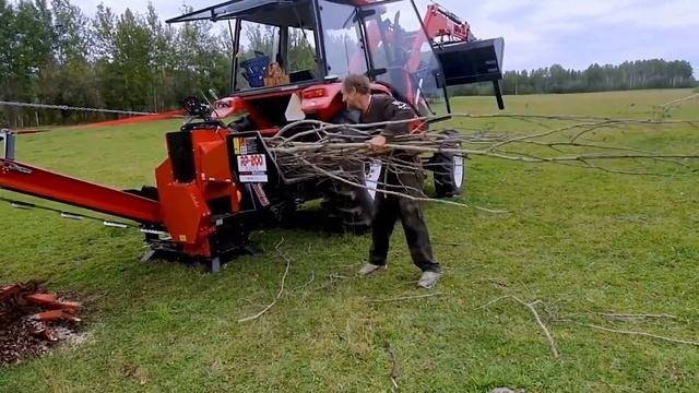 Firewood Chunker Rębak RP-200 SUPER w Kanadzie :) REMET CNC