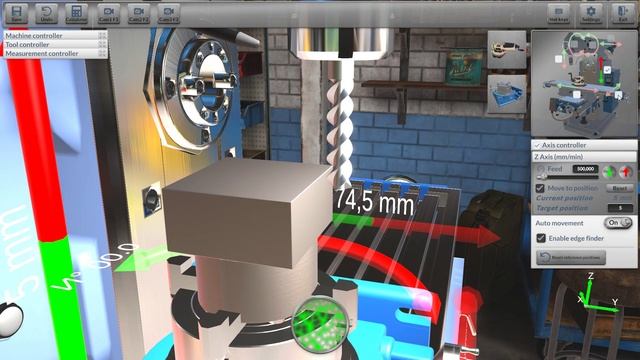 Milling Machine Simulator 3D