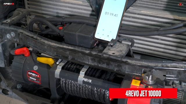 Тест скоростной лебёдки 4REVO Fast Speed (JET) 10000